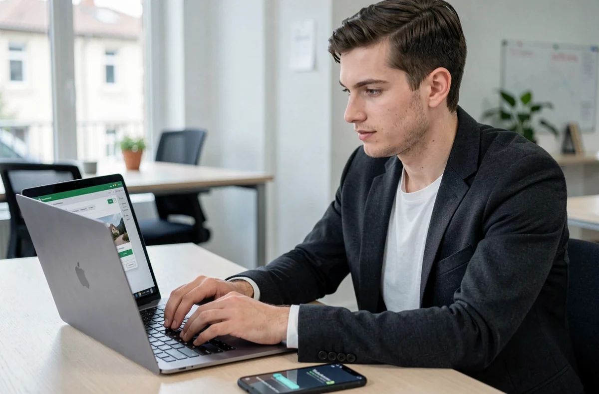 Courtier digital Prelys Courtage Franche-Comté gérant un dossier de prêt immobilier en ligne